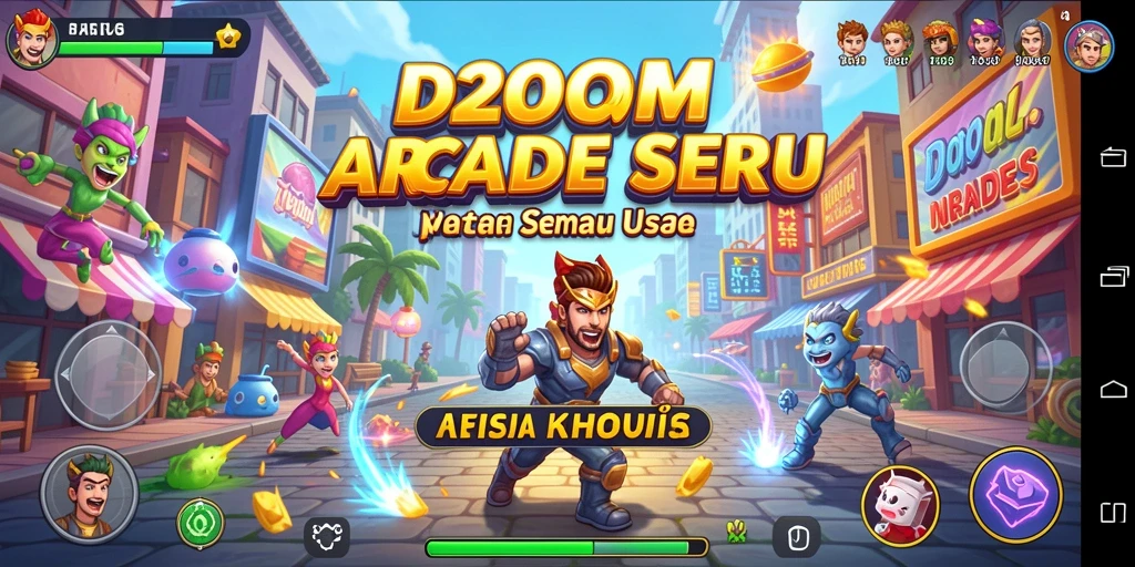 Tampilan gameplay D200M yang penuh aksi dan tantangan.