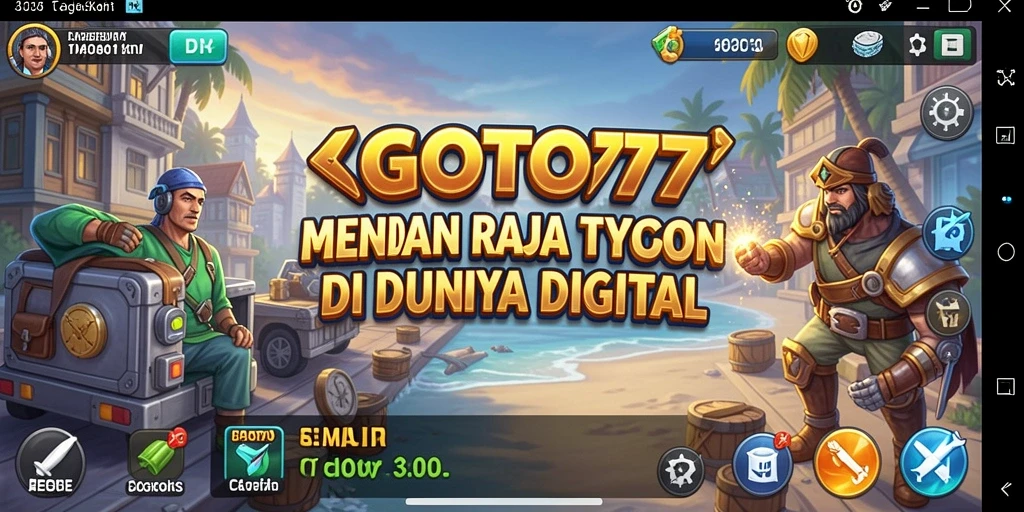 Gameplay menarik dari GOTO77 yang menunjukkan manajemen bisnis.