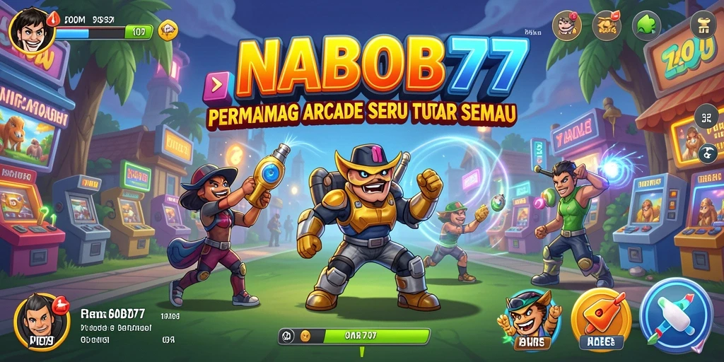 Screenshot NABOB77 menampilkan aksi seru di dalam game Arcade.