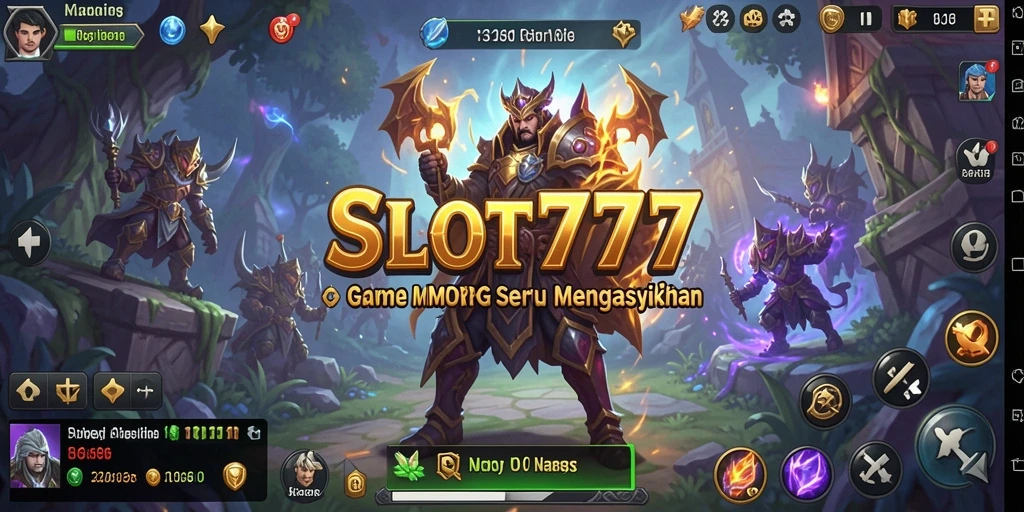 Tangkapan layar gameplay yang menunjukkan pertempuran mendebarkan di SLOT777.
