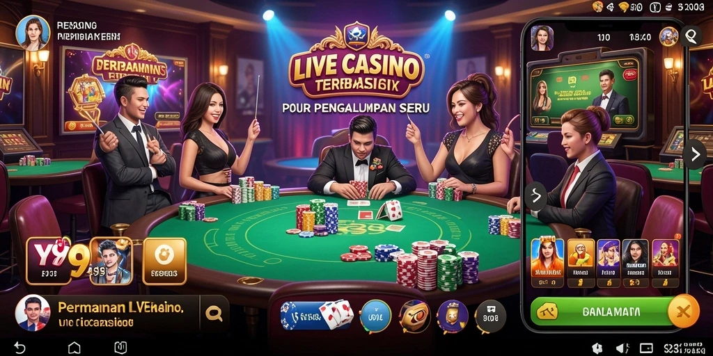 Gameplay seru Y89 dengan dealer profesional dan interaktivitas tinggi.